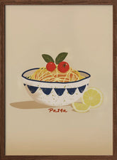 Pasta Plate Kitchen Poster - Corkframes.com