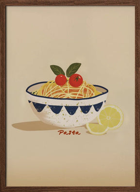 Pasta Plate Kitchen Poster - Corkframes.com