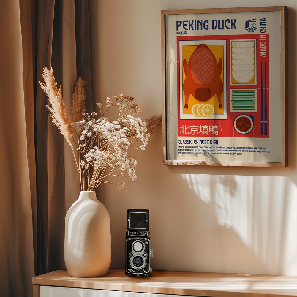 Peking Duck Japanese Food Print Poster - Corkframes.com