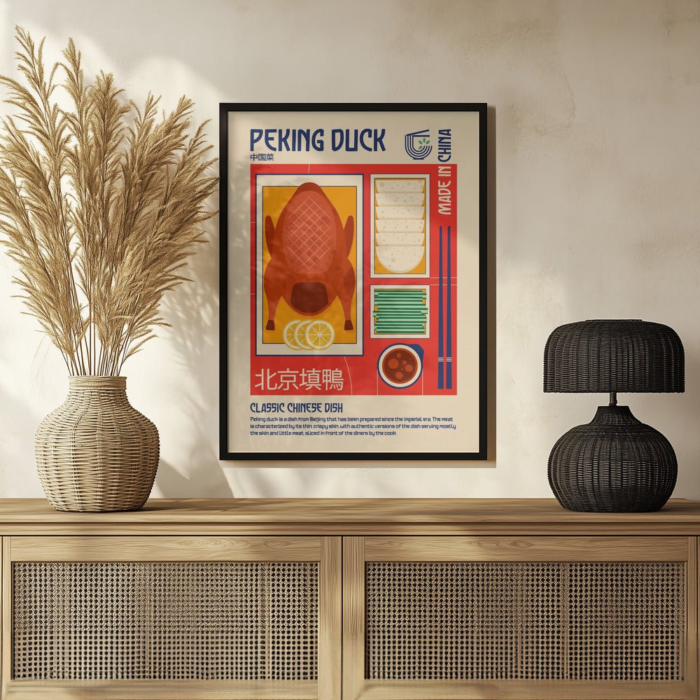 Peking Duck Japanese Food Print Poster - Corkframes.com