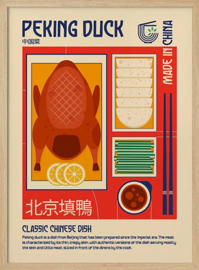 Peking Duck Japanese Food Print Poster - Corkframes.com