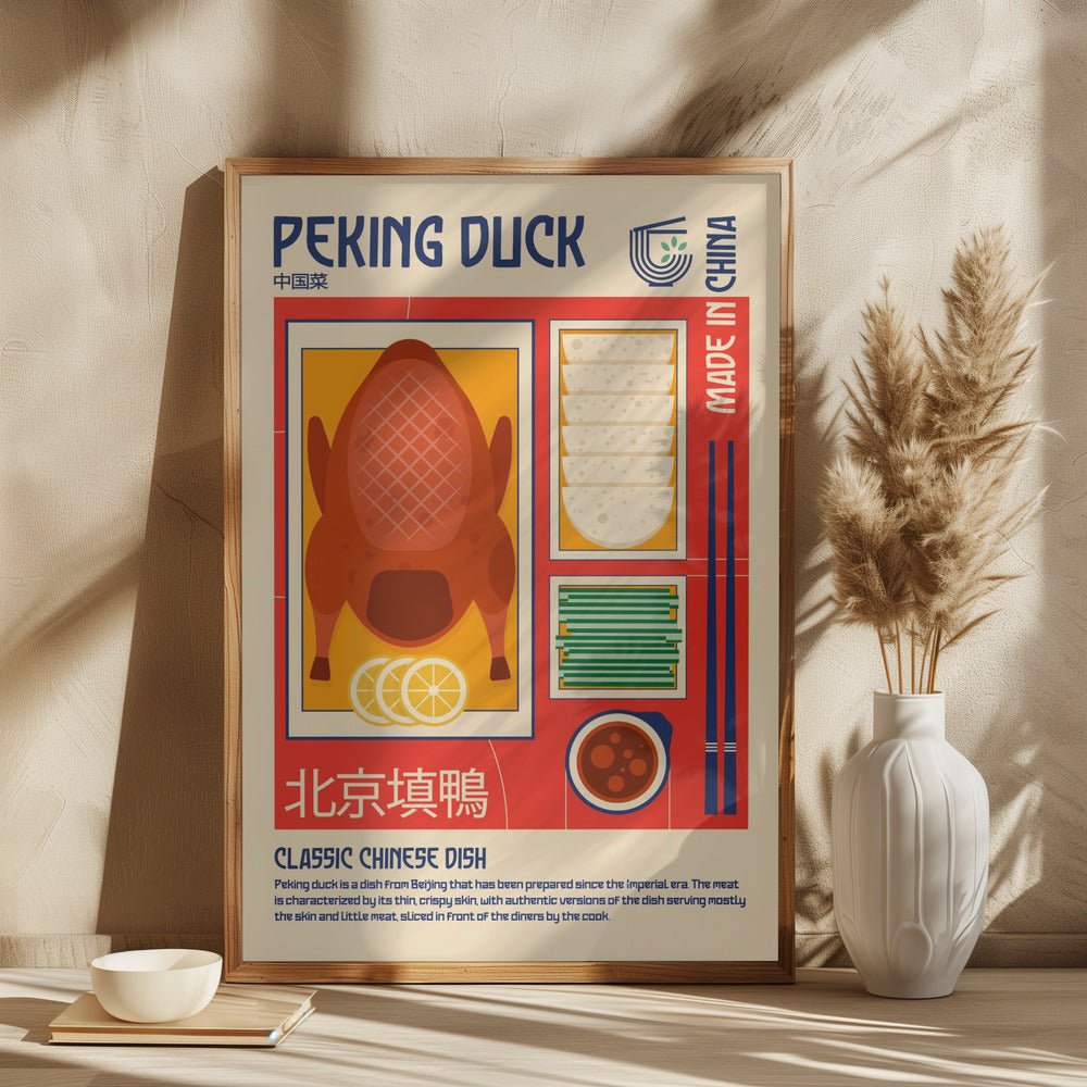 Peking Duck Japanese Food Print Poster - Corkframes.com