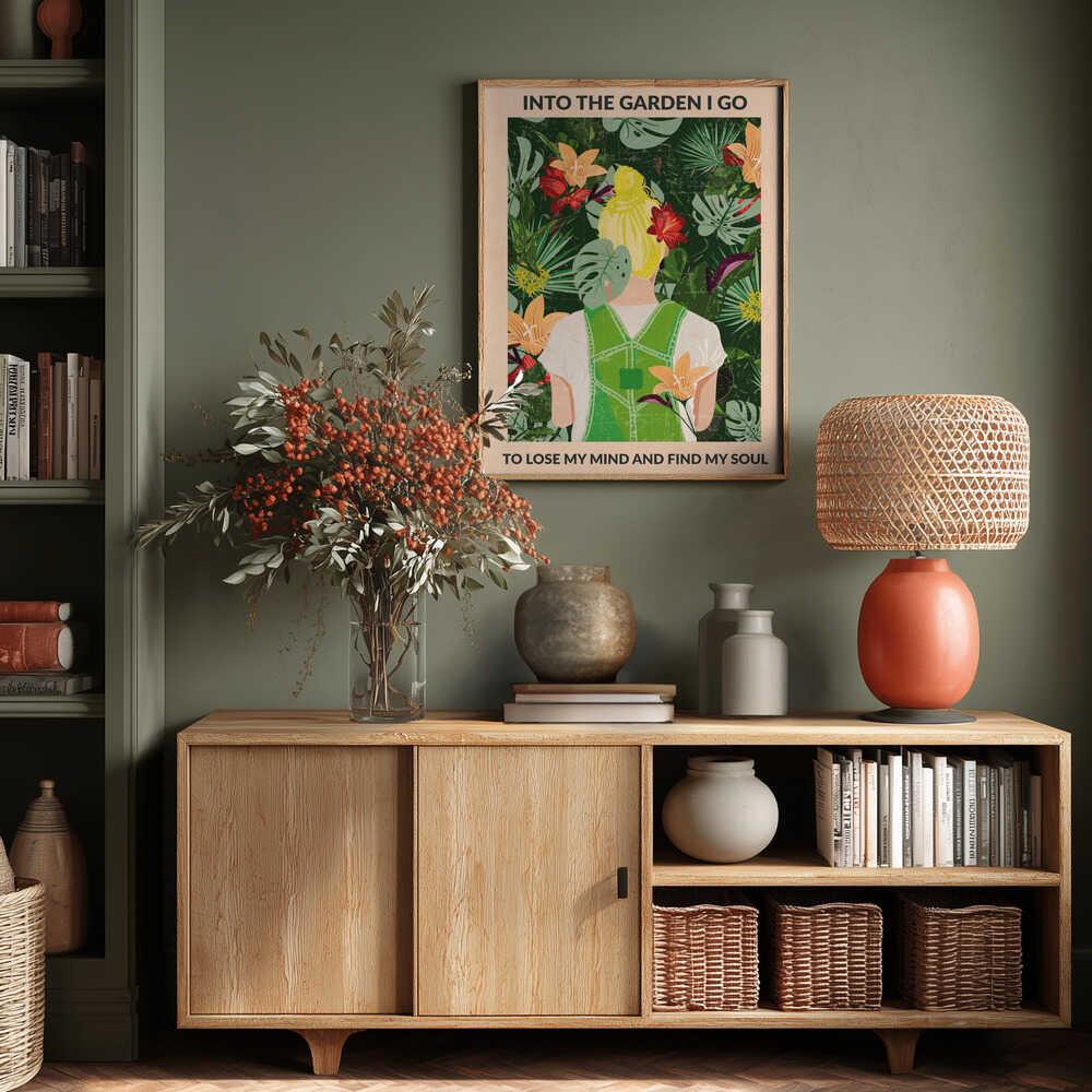 Into the Garden (blonde) Poster