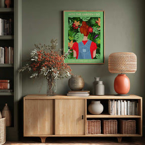 Into the Garden (redhead &amp; Light Green) Poster