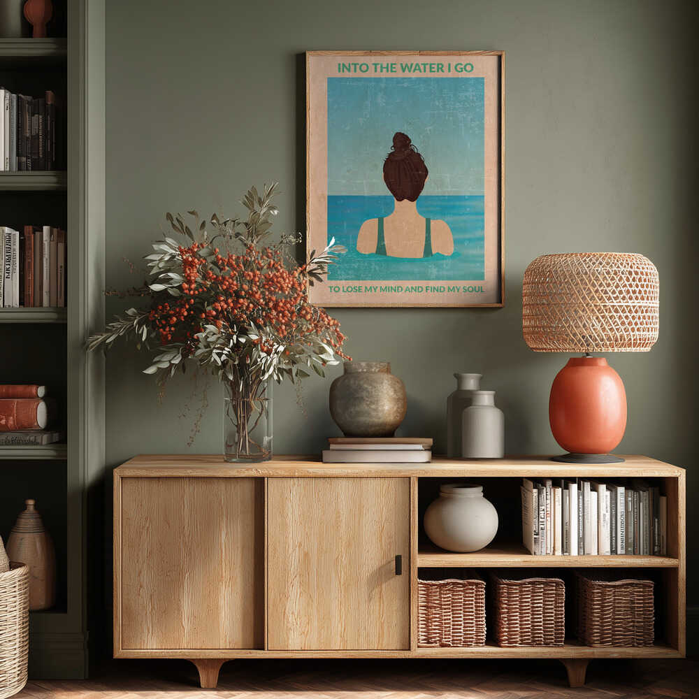 Into the Water Standard Wall Art Poster