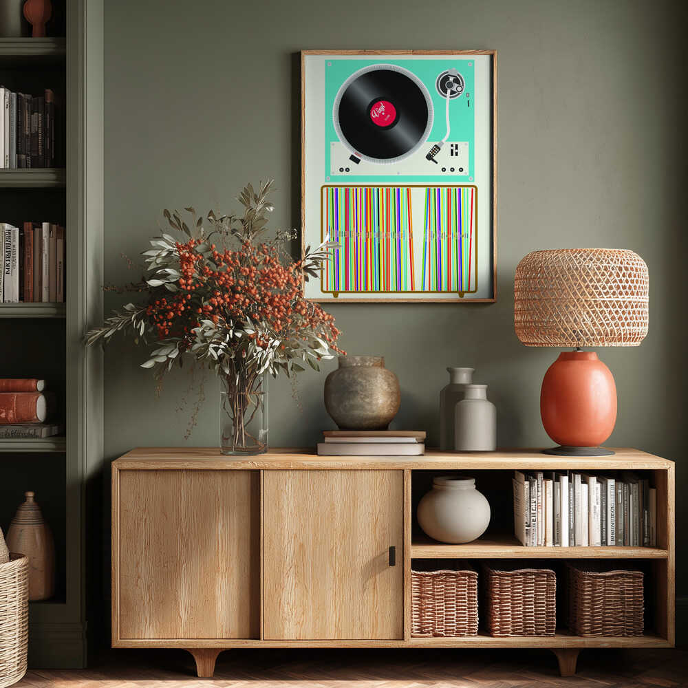Vinyl Stack Poster