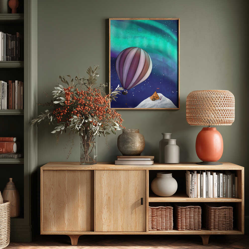 Hot air balloon trip Poster