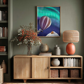 Hot air balloon trip Poster