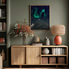 Under the Northern lights Poster