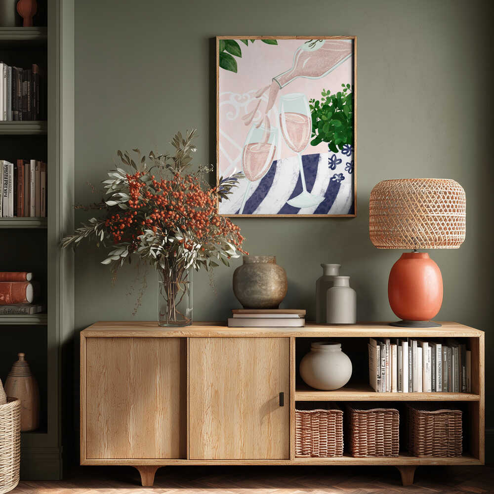 Sparkling rosé Poster