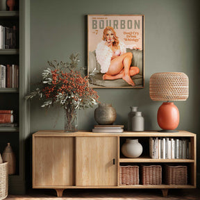 Babes of Bourbon Vol 7 Sexy Vintage Whiskey Pinup Girl Poster