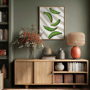 Sugar snap peas Poster