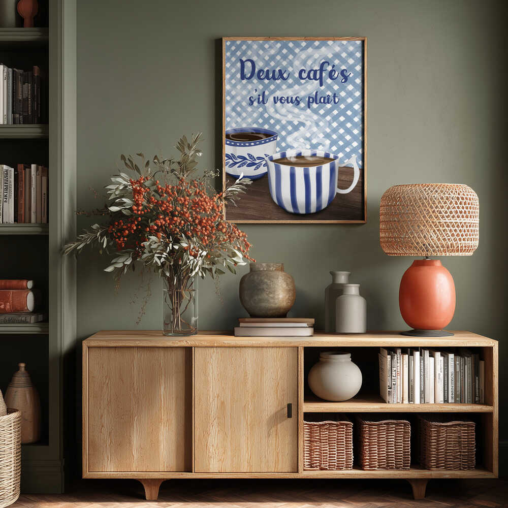 Two coffees please Poster