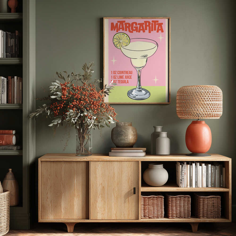 Margarita Cocktail Poster