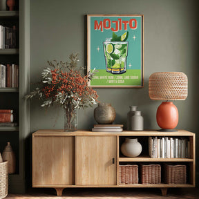 Mojito Cocktail Poster