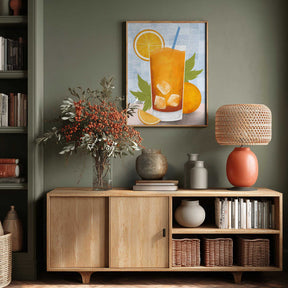 Orange drink Poster