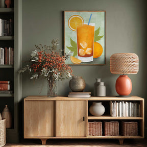 Orange drink Poster
