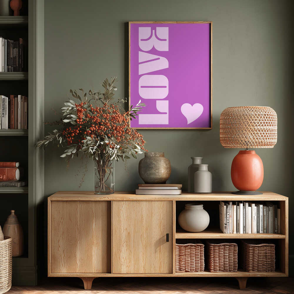 Purple Love Vibe Poster