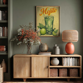 Lime Breeze Drink Poster