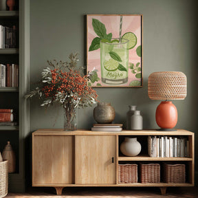 Minty Lime Delight Poster