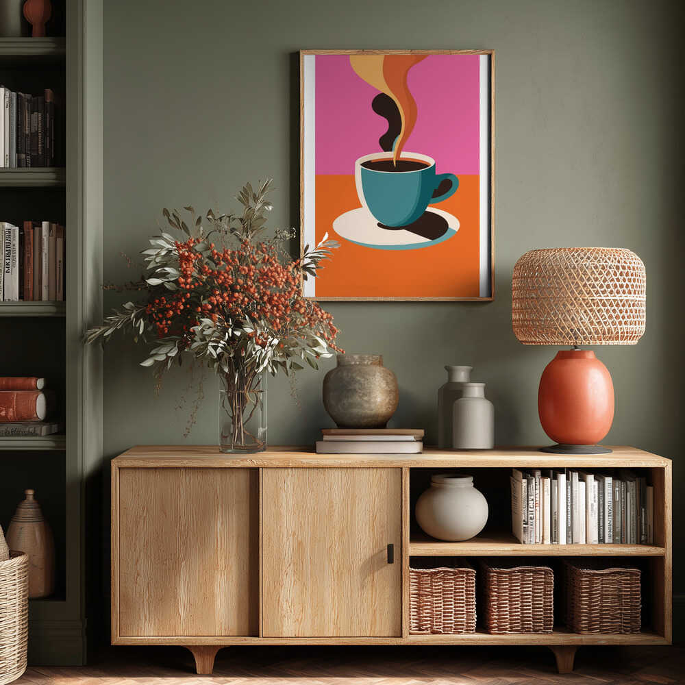 A3 Coffee Steam Pink Final 01 01.png Poster