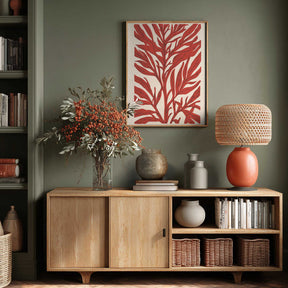 The Tree Branch with Leaves Poster