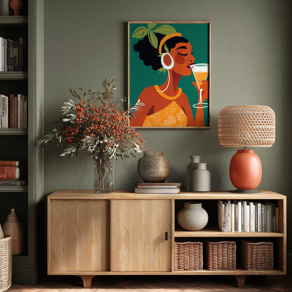 Drink In the Tropics Poster