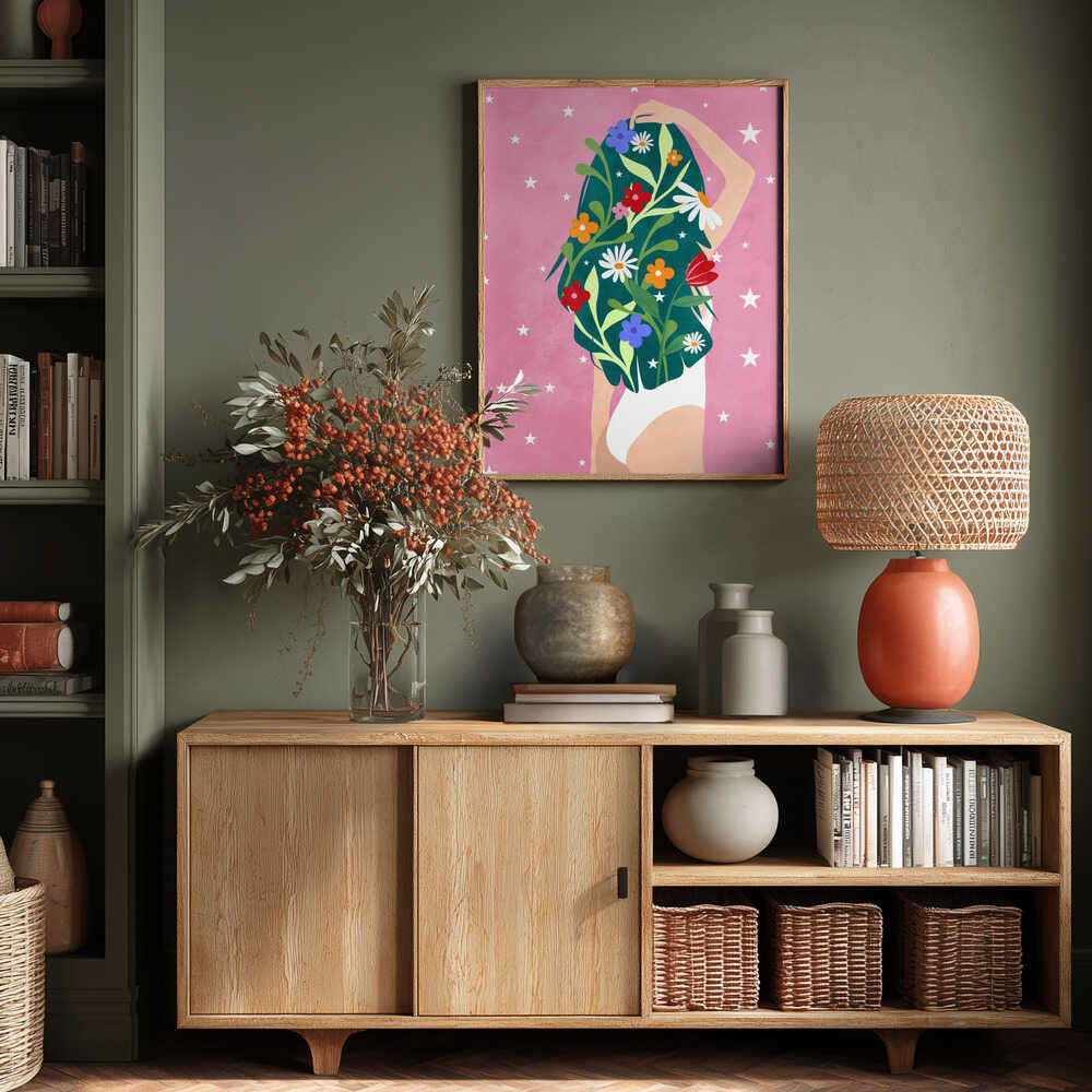 Floral Daydreams Poster