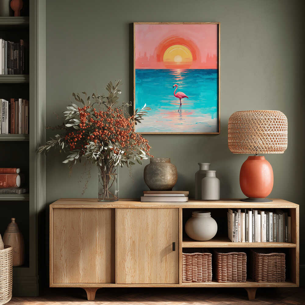 Just Vibin’ By the Sea Poster