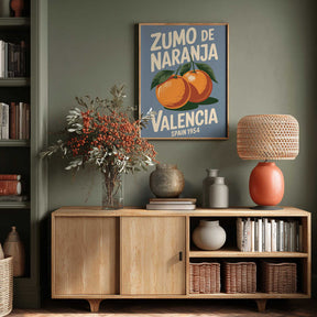 Valencia Oranges Poster