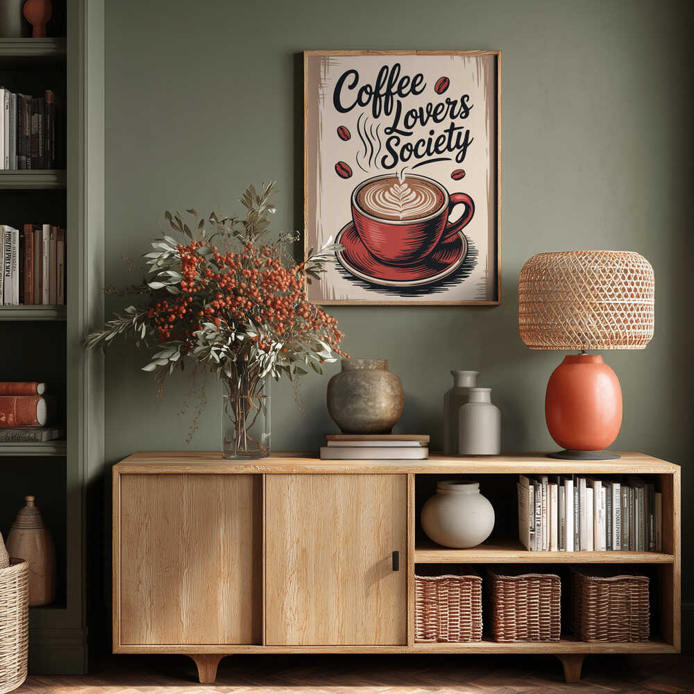 Steaming Cup Club Poster