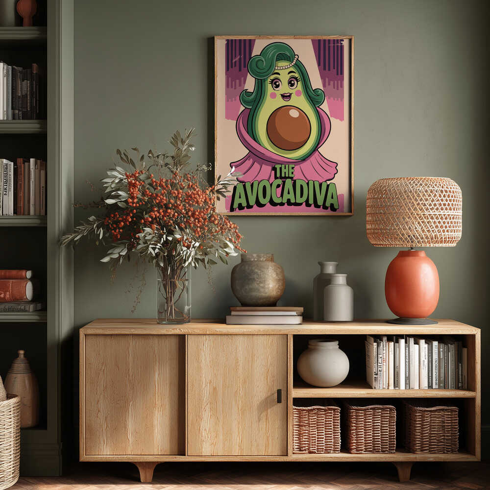 Glamorous Avocado Poster