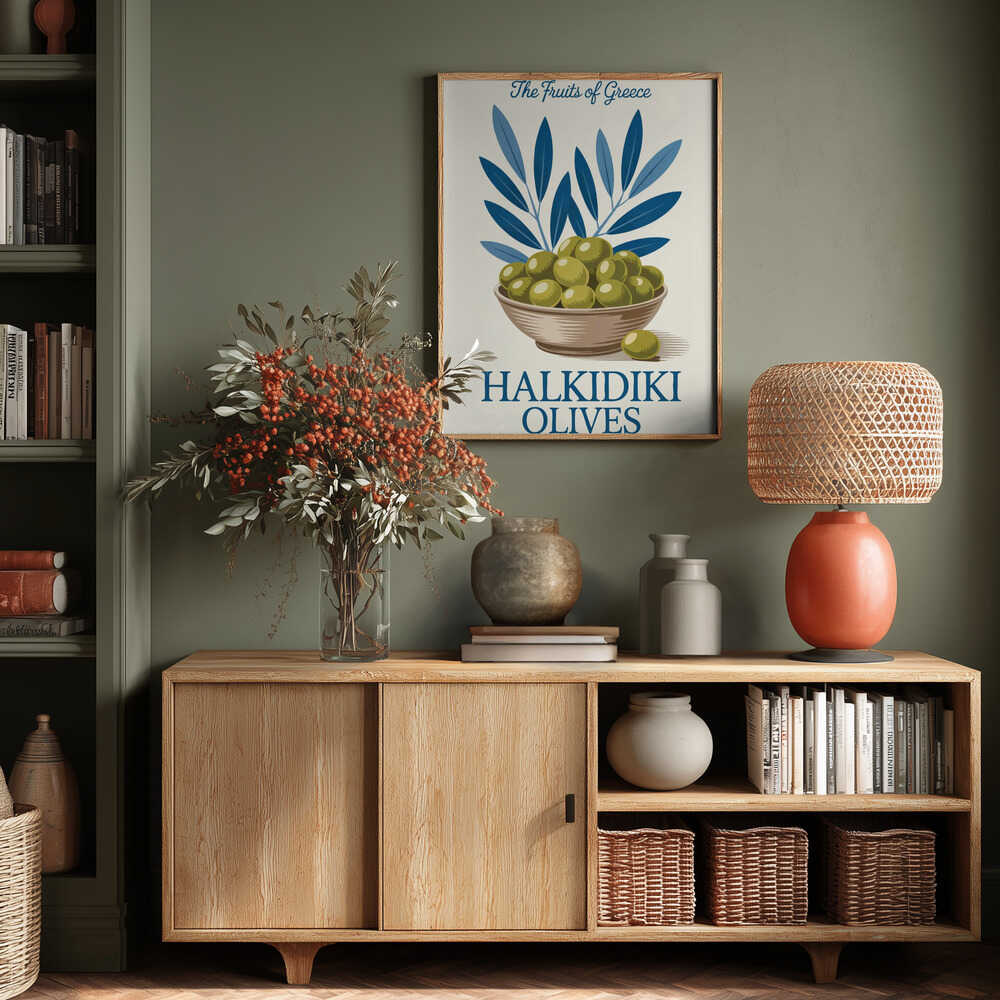 Halkidiki Olives Delight Poster