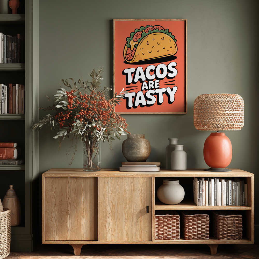 Tasty Taco Delight Poster