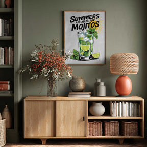 Summer Mojito Poster
