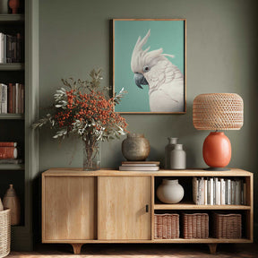White Cockatoo Poster