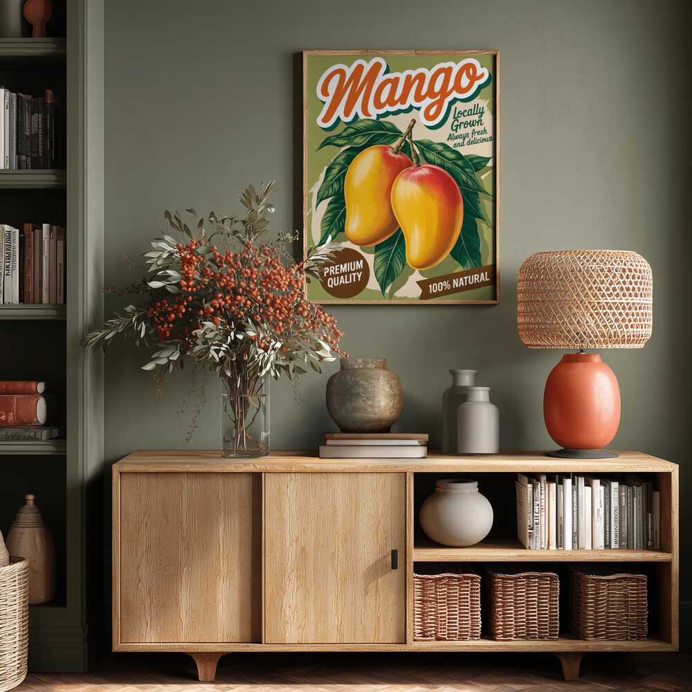 Mango Vintage Poster