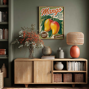 Mango Vintage Poster