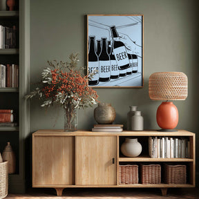 Beer Shelf Poster