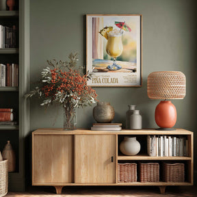 Classic Cocktails - Pina Colada Poster