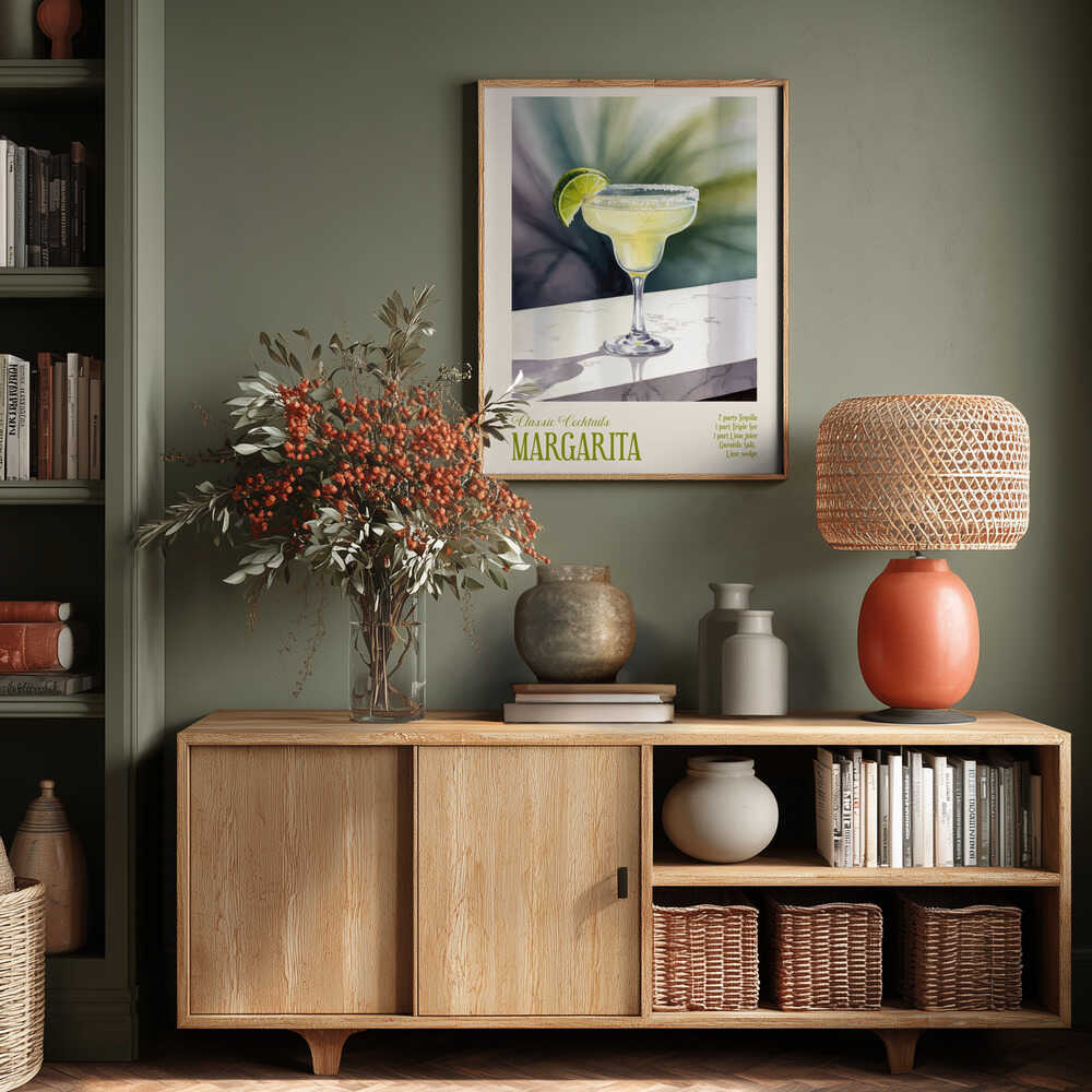 Classic Cocktails - Margarita Poster