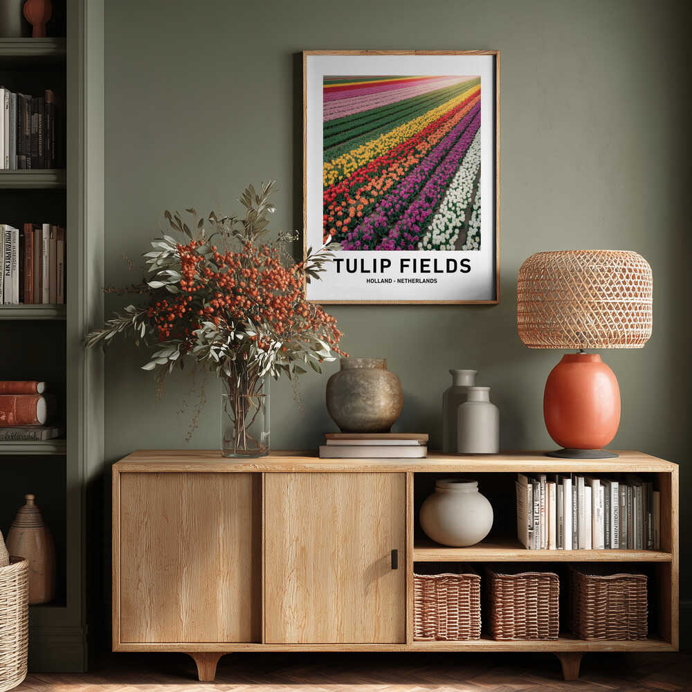 Tulip Fields Poster