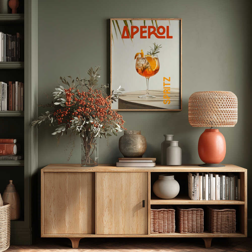 Aperol Spritz Tropic Poster