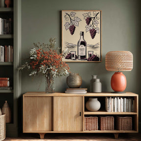 Grappa Bottle Poster