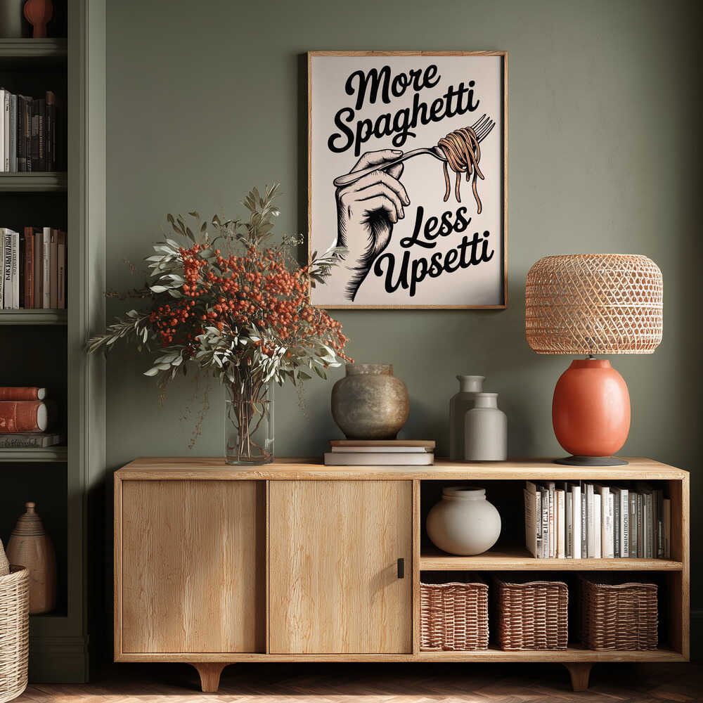 More Spaghetti, Less Upsetti Poster