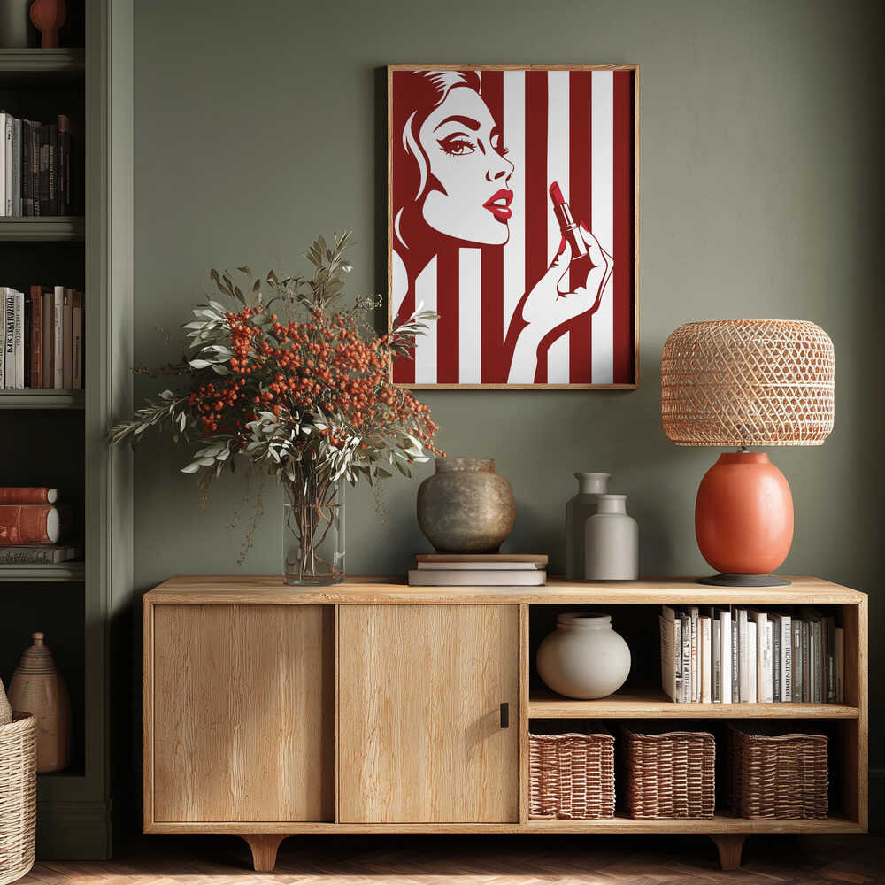 Put On Some Lipstick Poster