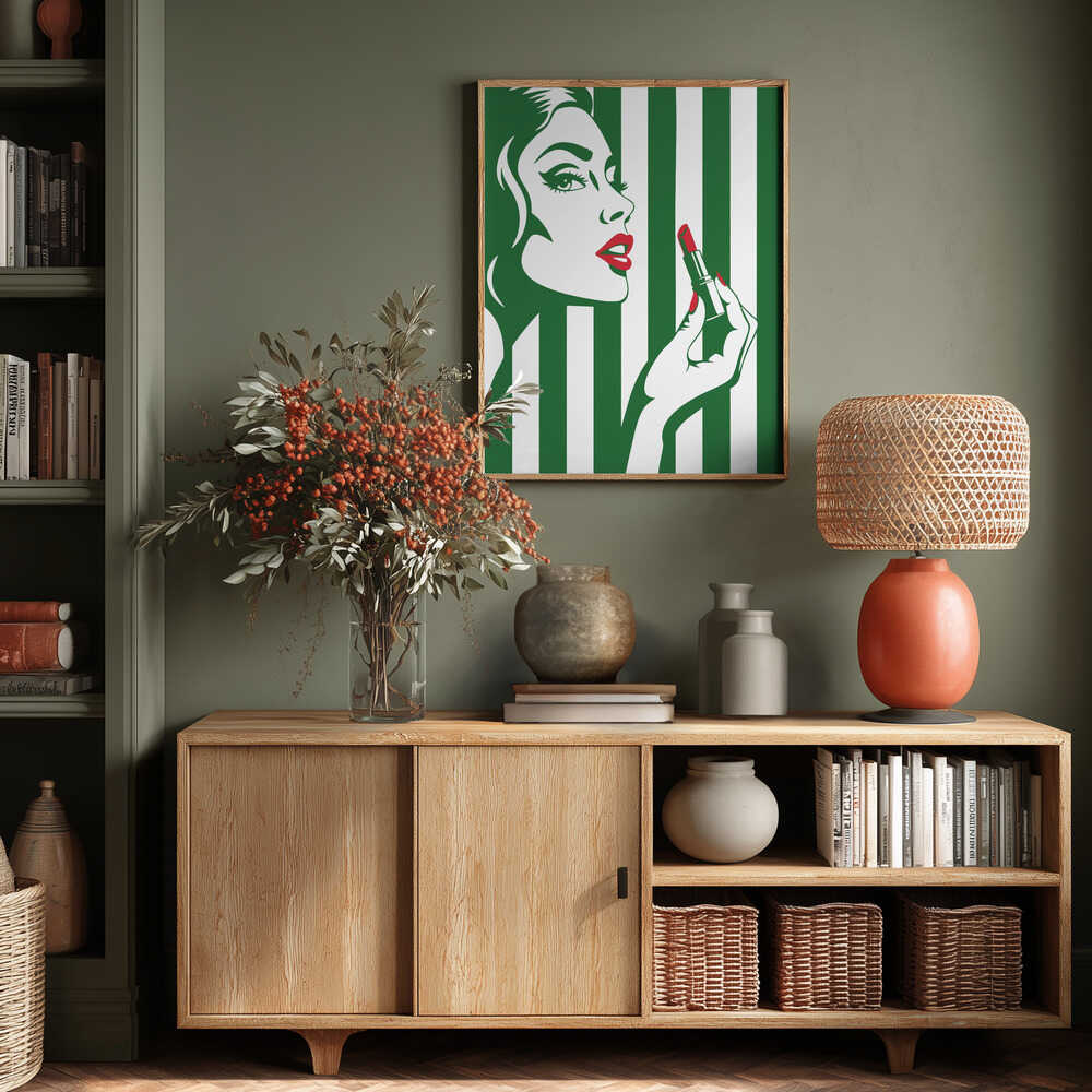 Put On Some Lipstick Poster