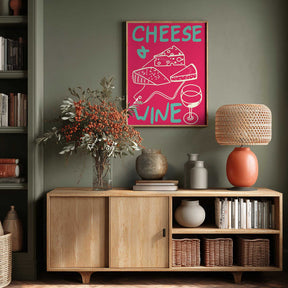 A4 Cheese & Wine 01.png Poster
