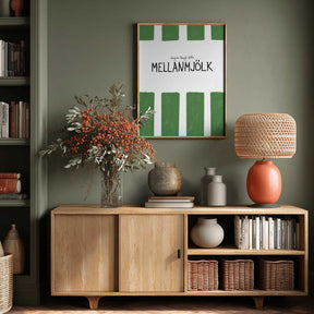 Mellanmjölk Poster