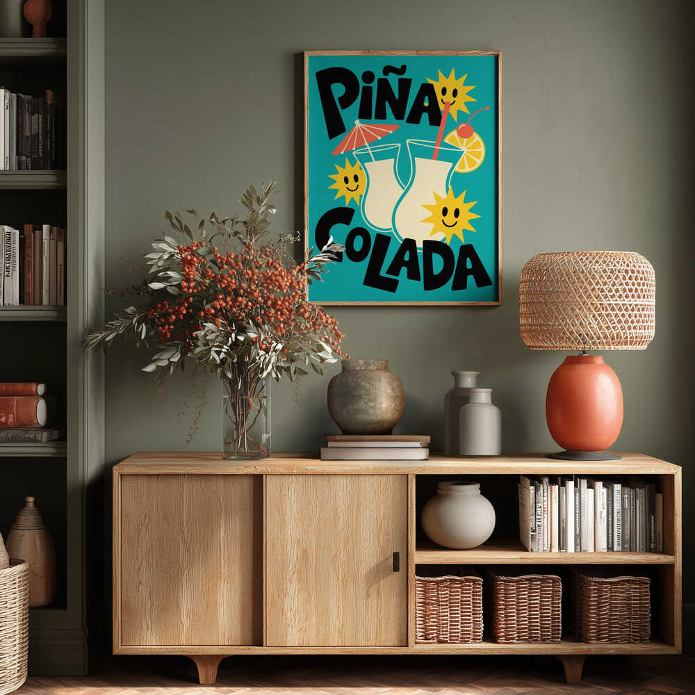 Sunny Pina Colada Poster